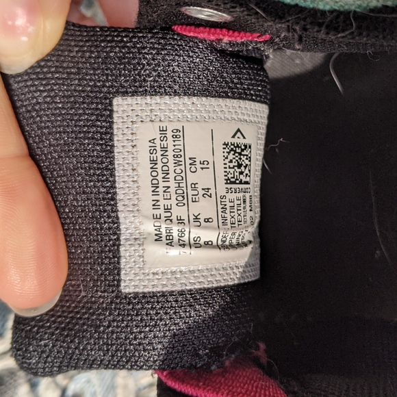 Converse Chuck Taylor All Star pink and teal blue size 8 - Picture 7 of 7